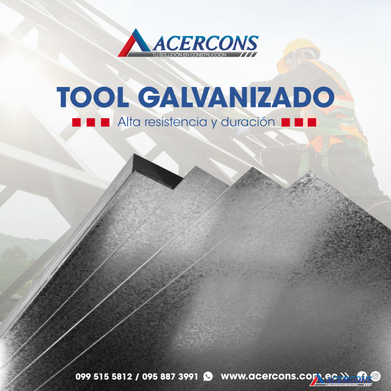 acercons TOOL GALVANIZADO 0.45  10.52